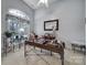 Bright office space with large window, ornate desk, stylish decor, and neutral carpet at 1567 Fayrene Rd, Rock Hill, SC 29732