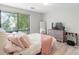 Bright bedroom with natural light and hardwood floors, a TV, and large window at 211 Heritage Blvd # 502, Fort Mill, SC 29715