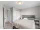 Comfortable bedroom featuring a bed, neutral walls, and an open closet at 211 Heritage Blvd # 502, Fort Mill, SC 29715