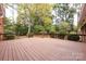 Large deck area perfect for entertaining or relaxing at 5444 Marengo Cir, Charlotte, NC 28216
