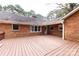 Large wooden deck offers space for outdoor entertainment at 5444 Marengo Cir, Charlotte, NC 28216
