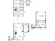 Detailed floor plan showcasing the layout of the home's upper and main levels at 442 Serenity Cir, Cramerton, NC 28032