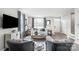 Inviting living room with stylish furnishings, a large window and a neutral color palette at 442 Serenity Cir, Cramerton, NC 28032