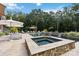 Backyard pool with spa and outdoor seating area at 9723 Sedgefield Dr, Waxhaw, NC 28173