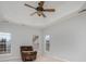 Bedroom featuring a trey ceiling, neutral walls and carpeting, and plenty of natural light at 1001 Hatton Ter, Fort Mill, SC 29707