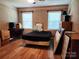 Bedroom with twin windows and a bed; artwork, and desk also featured at 2015 Pine Needle Ct, Gastonia, NC 28056