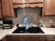 Kitchen sink area featuring wood cabinets, neutral countertops, and modern faucet at 2015 Pine Needle Ct, Gastonia, NC 28056