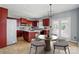 Well-appointed kitchen with stainless steel appliances and center island is perfect for cooking at 3007 Gambrill Falls Dr, Indian Trail, NC 28079