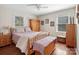 Bedroom with hardwood floors and wooden furniture at 3613 Ridge Rd, Indian Trail, NC 28079