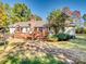 House back view, deck, and stone pathway at 3613 Ridge Rd, Indian Trail, NC 28079