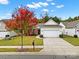 Charming home with a well-maintained lawn, complemented by a beautiful tree at 20195 Dovekie Ln, Fort Mill, SC 29707