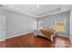 A bedroom offering hardwood floors, natural light and neutral walls at 3157 Delaware Dr, Denver, NC 28037