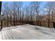 Spacious deck overlooking a wooded area at 8508 Tirzah Church Rd, Waxhaw, NC 28173