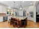 Spacious kitchen featuring granite countertops, island, and stainless steel appliances at 18528 Nantz Rd, Cornelius, NC 28031