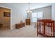 Bedroom with a crib, rocking chair, and ample storage space with a neutral color palette at 5039 Penn Rd, Iron Station, NC 28080