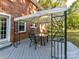 Deck with gazebo and seating area at 316 Carter Rd, Monroe, NC 28110