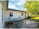 Cozy patio with table and chairs, perfect for outdoor dining at 1378 8Th Nw St, Hickory, NC 28601