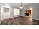 Elegant dining room features hardwood floors and built-in wine storage at 315 Camelot Dr, Salisbury, NC 28144