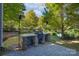 Outdoor kitchen featuring a built-in grill and countertop space, ideal for backyard barbecues and entertaining guests at 507 Quicksilver Trl, Fort Mill, SC 29708