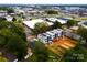 Aerial view of modern homes with fenced-in yards at 217 Keswick Ave, Charlotte, NC 28206