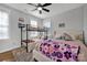 Charming bedroom with bunk beds and floral decor at 376 Delburg St, Davidson, NC 28036