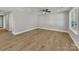 Spacious living area showcasing hardwood floors and neutral walls at 305 Gooch St, Lancaster, SC 29720