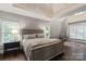 Large main bedroom with high ceilings and lots of natural light at 128 Archbell Point Ln, Mooresville, NC 28117