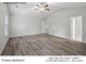 Primary bedroom featuring a ceiling fan and carpet at 209 Lake George Dr, Shelby, NC 28152