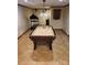 Finished basement with a pool table and extra space for exercise at 377 Riverwood Rd, Mooresville, NC 28117