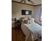 Comfortable bedroom featuring a warm aesthetic, cozy furnishings, and a ceiling fan at 377 Riverwood Rd, Mooresville, NC 28117