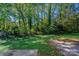 A lush, green backyard provides a peaceful and private outdoor space at 349 Dublin Ct, Gastonia, NC 28054