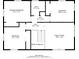 Upstairs floorplan dimensions with bedroom, bathroom and Gathering room layouts at 349 Dublin Ct, Gastonia, NC 28054