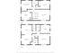 Floor plan displaying the layout of the first and second floors of the home at 349 Dublin Ct, Gastonia, NC 28054