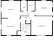 Home floor plan outlining the room layout for the first floor, foyer, and kitchen at 349 Dublin Ct, Gastonia, NC 28054