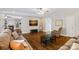 Comfortable living room featuring hardwood floors and fireplace at 357 China Grove Rd, Kannapolis, NC 28083