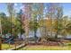 Stunning lake view featuring kayaks, a fire pit, and a dock with wooden stairs at 1176 Whitehall Hill Rd, York, SC 29745