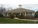 Community clubhouse with covered porch at 124 Kendrick Farm Dr, Mount Holly, NC 28120