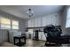 Functional laundry room with washer, dryer, and ample cabinet space for storage solutions at 3337 Eastway Dr, Charlotte, NC 28205
