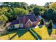 Aerial view of the house and surrounding landscape at 815 6Th Sw Ave, Hickory, NC 28602