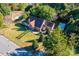 Aerial view of house, yard, and detached shed at 815 6Th Sw Ave, Hickory, NC 28602