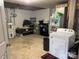 Unfinished basement with storage and laundry hookups at 703 Margate Ave, Kannapolis, NC 28081