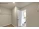 Spacious bedroom closet with wire shelving at 117 Dorian Pl, Troutman, NC 28166