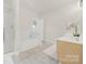 Clean bathroom with soaking tub and separate shower at 1360 Barnett Woods, Fort Mill, SC 29708