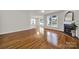 Spacious living room with hardwood floors and fireplace at 1360 Barnett Woods, Fort Mill, SC 29708