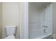 Bright bathroom features a bathtub with shower head at 1062 Full Count Ln, Lancaster, SC 29720