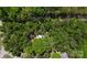 Aerial view of a home surrounded by lush greenery in a tranquil setting at 1216 Stallion Ln, Lancaster, SC 29720