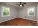 Bedroom with hardwood floors and natural light at 1216 Stallion Ln, Lancaster, SC 29720