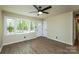 Bright living room featuring hardwood floors and natural light from large windows at 1216 Stallion Ln, Lancaster, SC 29720