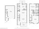 Detailed floor plan showcasing the layout of a multi-level home with kitchen, living room, and bedrooms at 127 High Ridge Rd, Mooresville, NC 28117