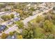 Aerial view of house and surrounding neighborhood, highlighting location at 305 N White St, Lancaster, SC 29720